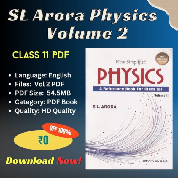 SL Arora Physics Class 11 PDF Volume 2